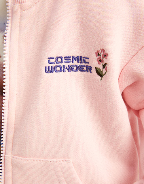 Светло-розовый жакет для девочки