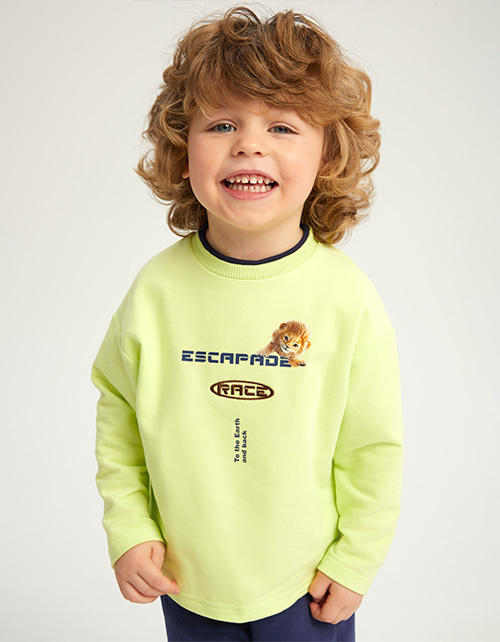 Свитшот лайм для мальчика