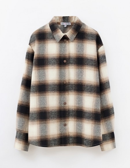 Рубашка в клетку для девочки