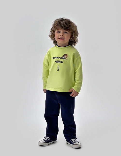 Свитшот лайм для мальчика