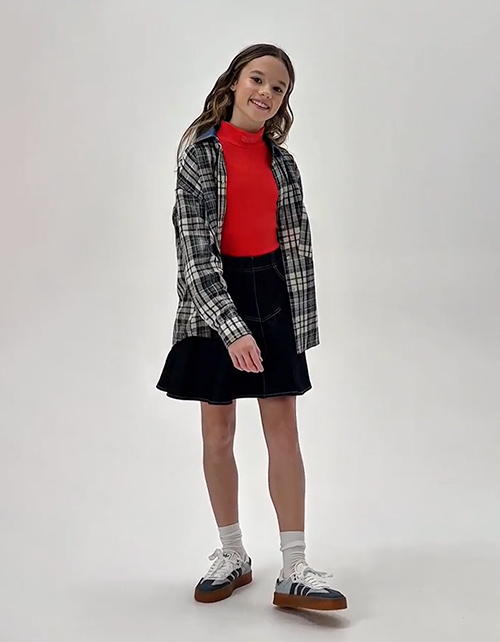 Юбка джинс для девочки