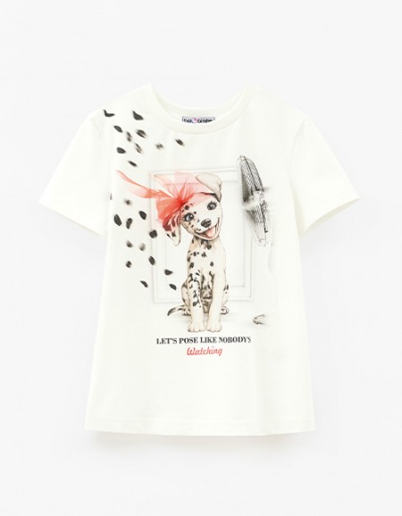 Дизайнерская футболка для девочки