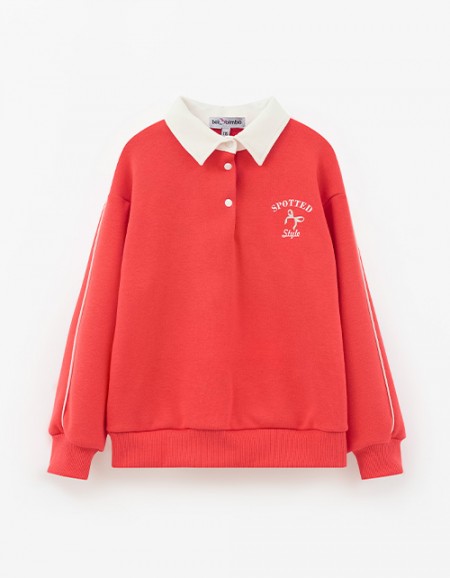 Свитшот-поло для девочки Свитшот-поло для девочки