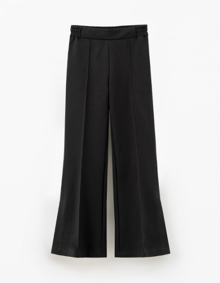 Чёрные брюки-клёш для девочки