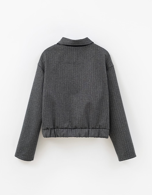 Серый жакет для девочки