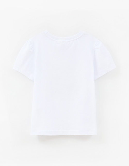 Белая футболка для девочки