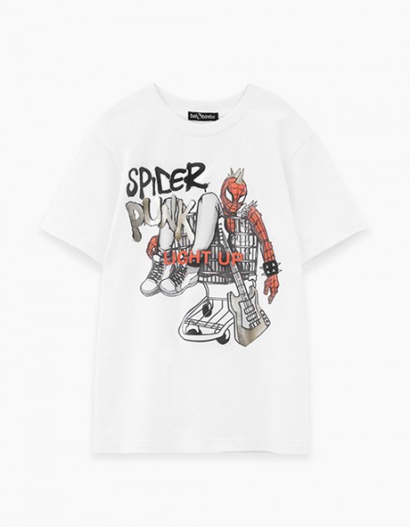 Белая футболка для мальчика