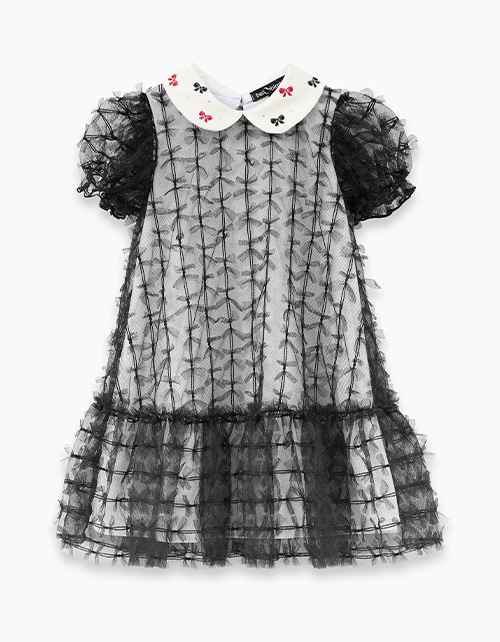 Чёрное платье для девочки