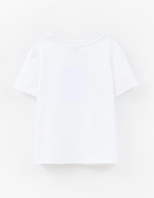 Белая футболка для девочки