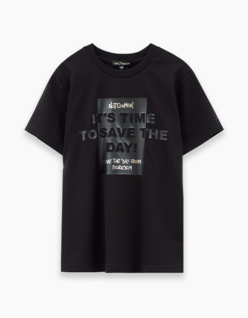 Чёрная футболка для мальчика