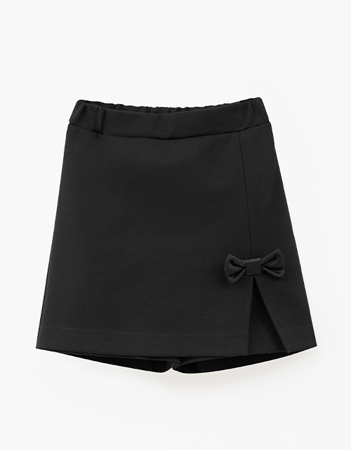 Чёрная юбка-шорты для девочки