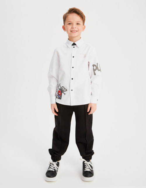 Белая рубашка для мальчика