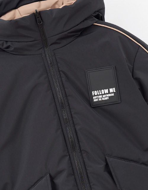 Зимняя двухсторонняя куртка для девочки