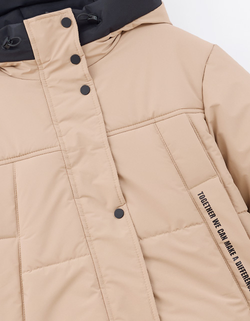 Зимняя двухсторонняя куртка для девочки