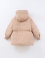 Бежевая зимняя куртка для девочки