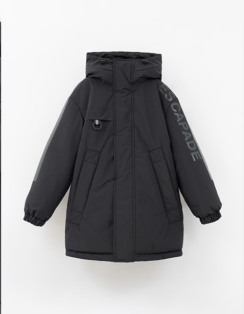 Чёрная зимняя куртка для мальчика