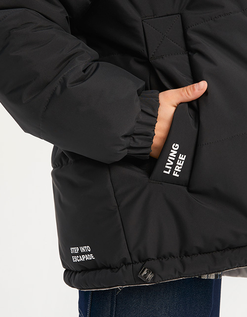 Зимняя двухсторонняя куртка для мальчика