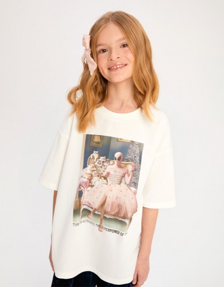 Футболка нарядная для девочки