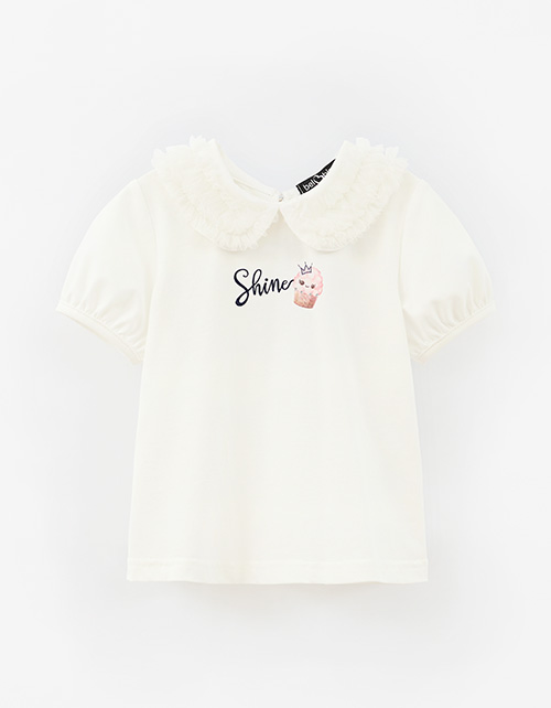 Нарядная футболка для девочки