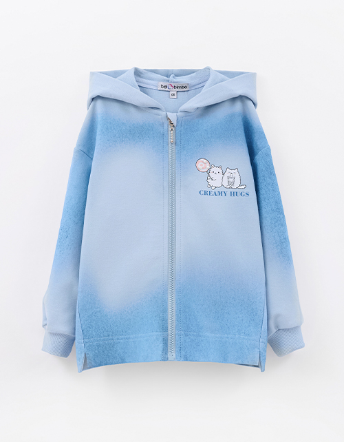 Уютное зип-худи для девочки