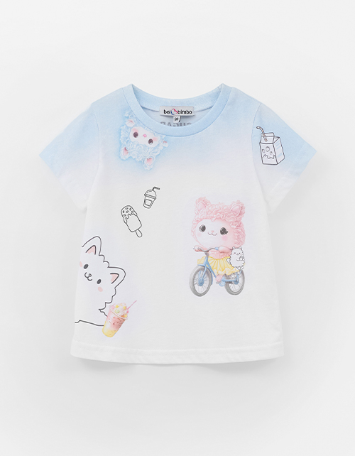 Дизайнерская футболка для девочки