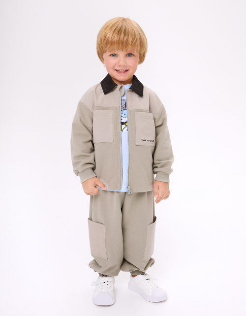Жакет в утилитарном стиле для мальчика