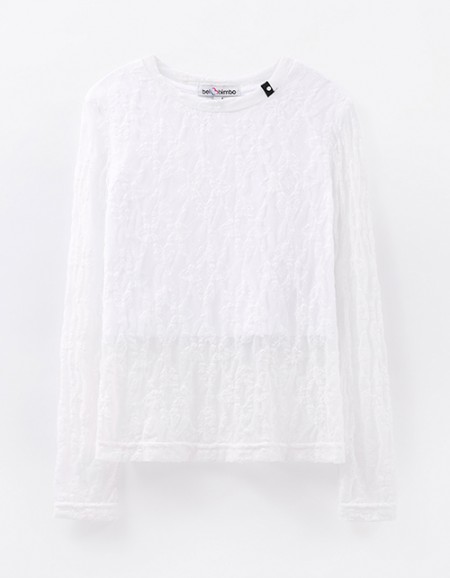 Кружевной лонгслив для девочки