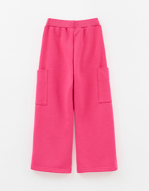 Брюки-карго оттенка фуксия для девочки