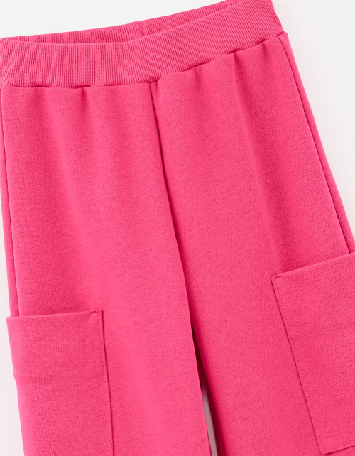 Брюки-карго оттенка фуксия для девочки