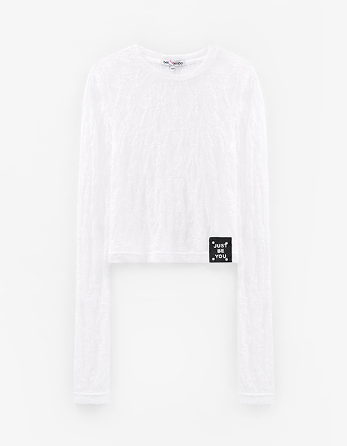 Кружевной лонгслив для девочки