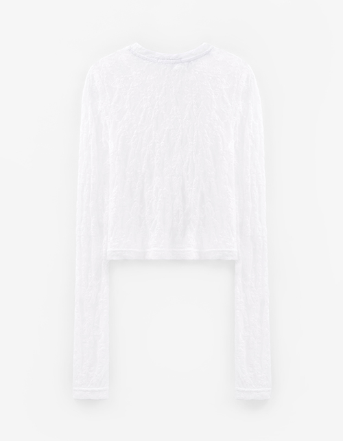 Кружевной лонгслив для девочки