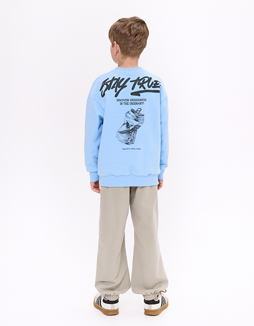 Свитшот с браш-эффектом для мальчика