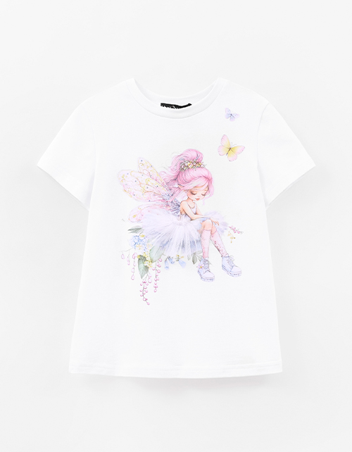 Дизайнерская футболка для девочки