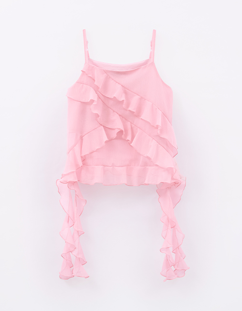 Розовая блузка в стиле бохо для девочки