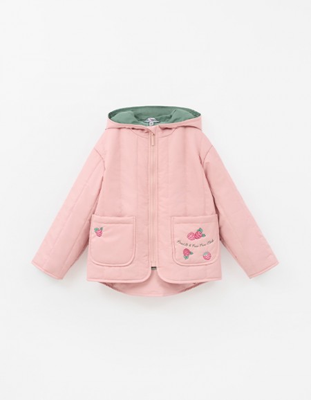 Весенняя стёганая куртка для девочки