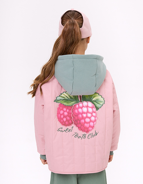 Весенняя стёганая куртка для девочки