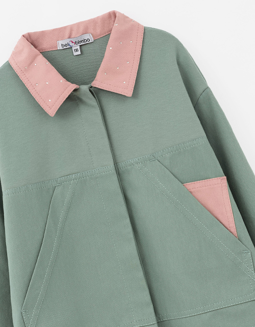 Жакет в утилитарном стиле для девочки