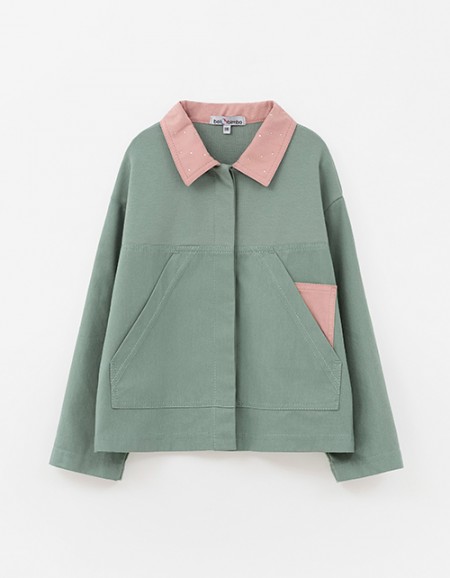 Жакет в утилитарном стиле для девочки