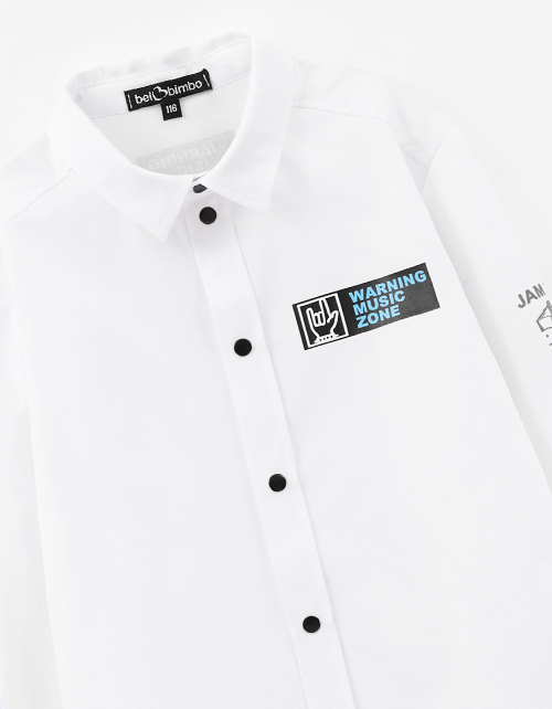 Белая рубашка для мальчика