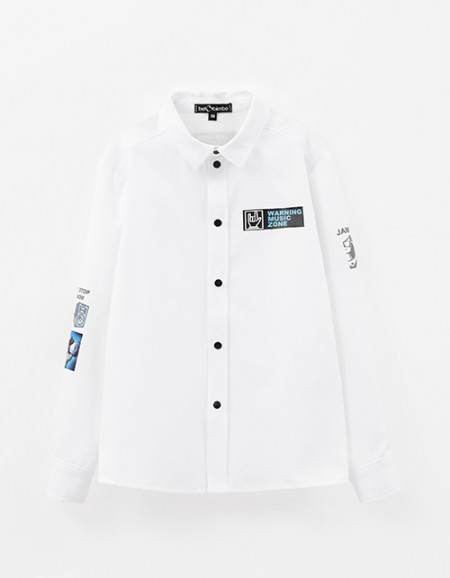 Белая рубашка для мальчика