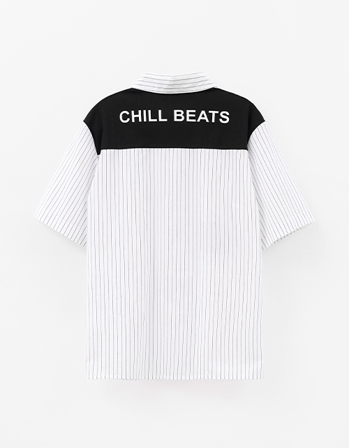 Стильная рубашка в полоску для мальчика