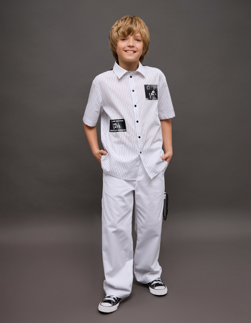 Белые брюки для мальчика