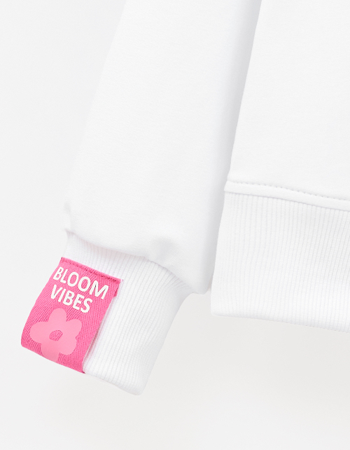 Белый свитшот для девочки