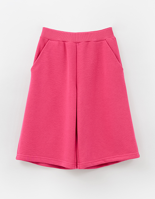 Яркие бермуды в оттенке фуксии для девочки