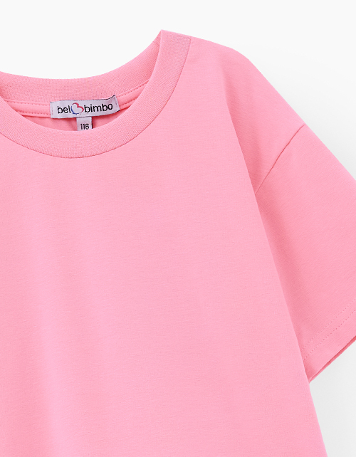 Розовая футболка