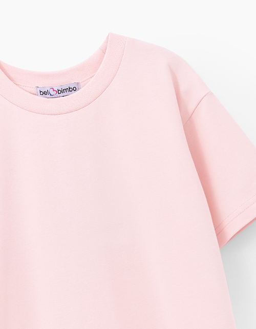 Футболка в оттенке розовой пудры