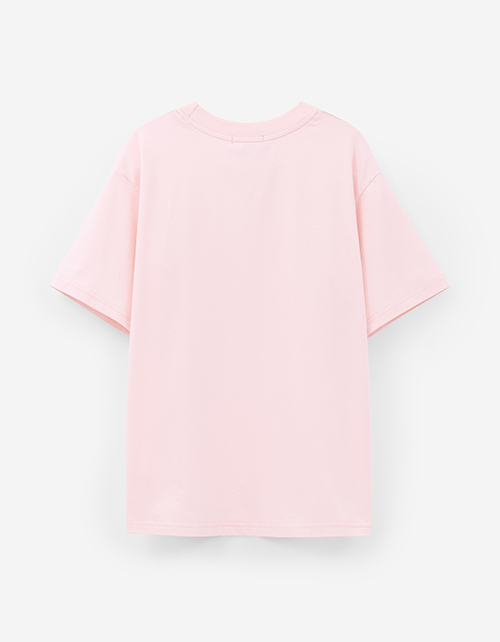 Футболка в оттенке розовой пудры