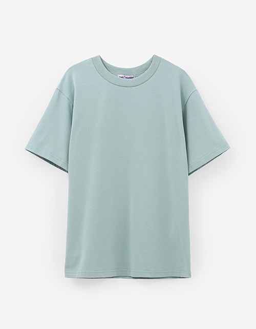 Мятная футболка