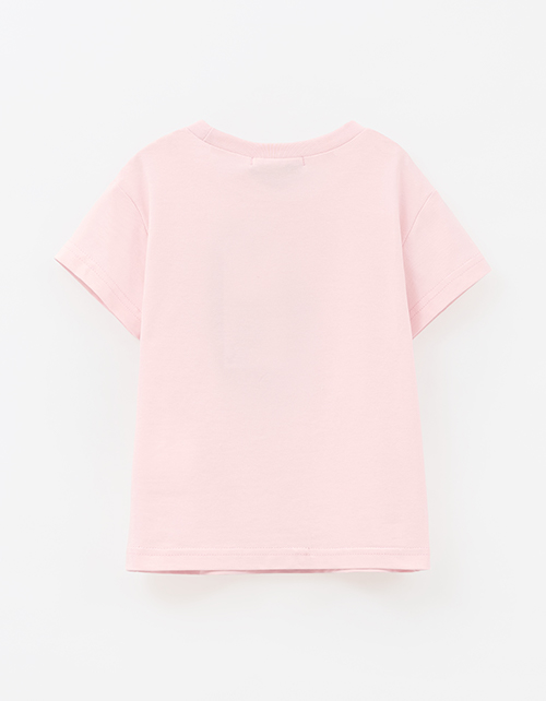 Пудрово-розовая футболка для девочки Пудрово-розовая футболка для девочки