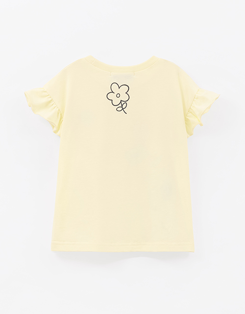 Светло-жёлтая футболка для девочки Светло-жёлтая футболка для девочки